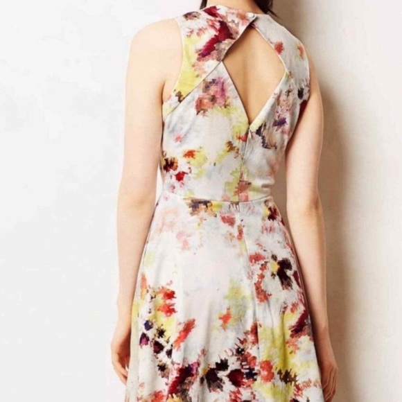 ANTHROPOLOGIE x HUNTER BELL pixelated Floral dress SZ: 10 - Picture 15 of 15